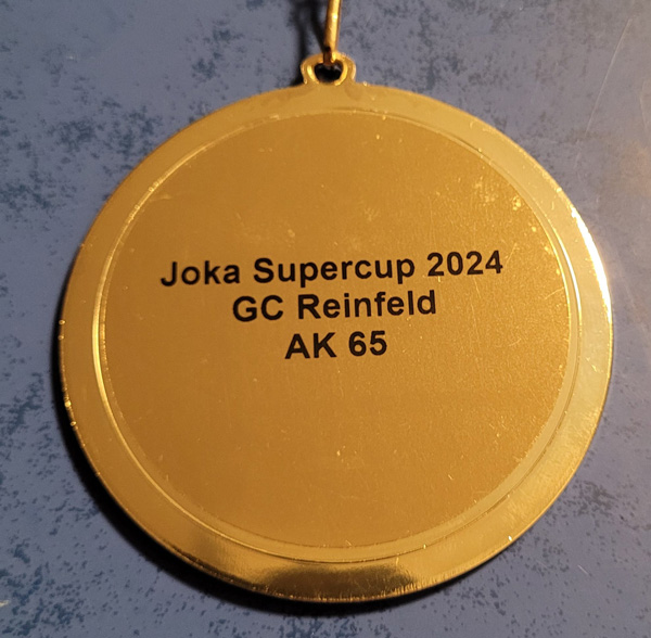 Joka Supercup AK 65 Medaille